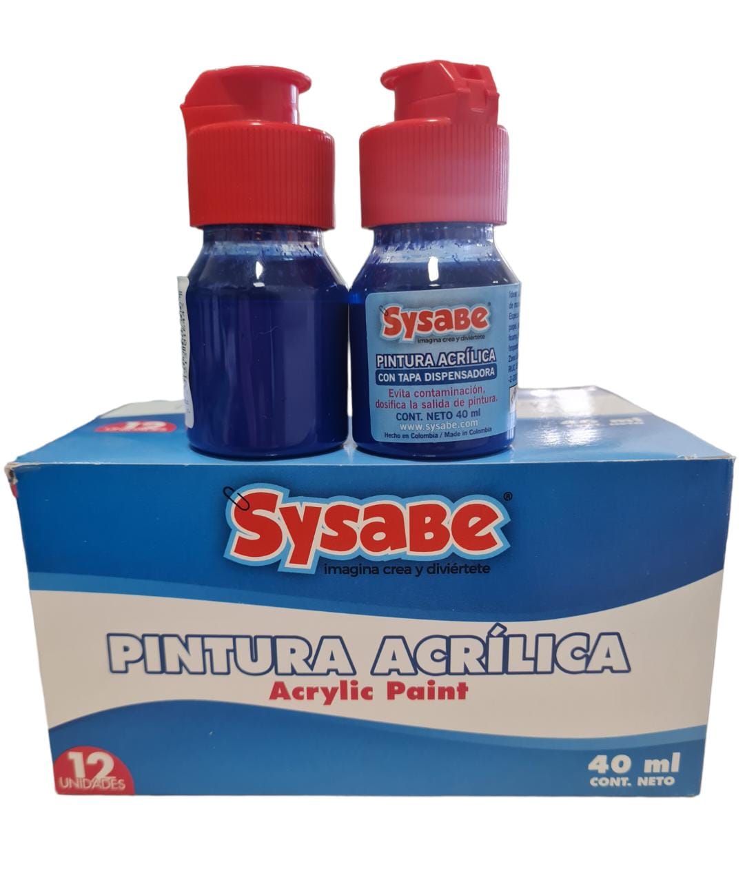 PINTURA ACRILICA SYSABE AZUL ULTRAMAR