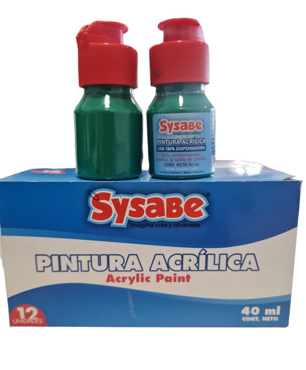 PINTURA ACRILICA SYSABE VERDE BANDERA